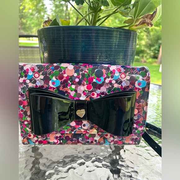 Betsey Johnson “LUV” Pink Floral Clutch - Picture 2 of 9